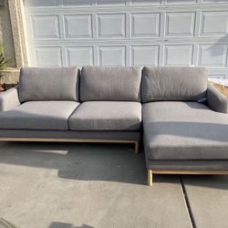 Brand New. Mid Century Modern Sectional Sofa. Price $795 (Retail $2200+)