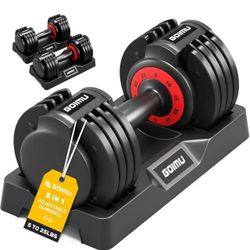 ❤️ 🔥on sale 🔥Dumbbell Set, 25/55LB, 5-in-1 Free Weight Dumbbell with Anti-Slip Handle, Perfect for Home Gym Exercise Equipment 
