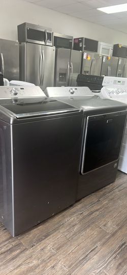 Set Maytag Washer & Dryer Electric  Grey Good condition working perfect with warranty delivery available