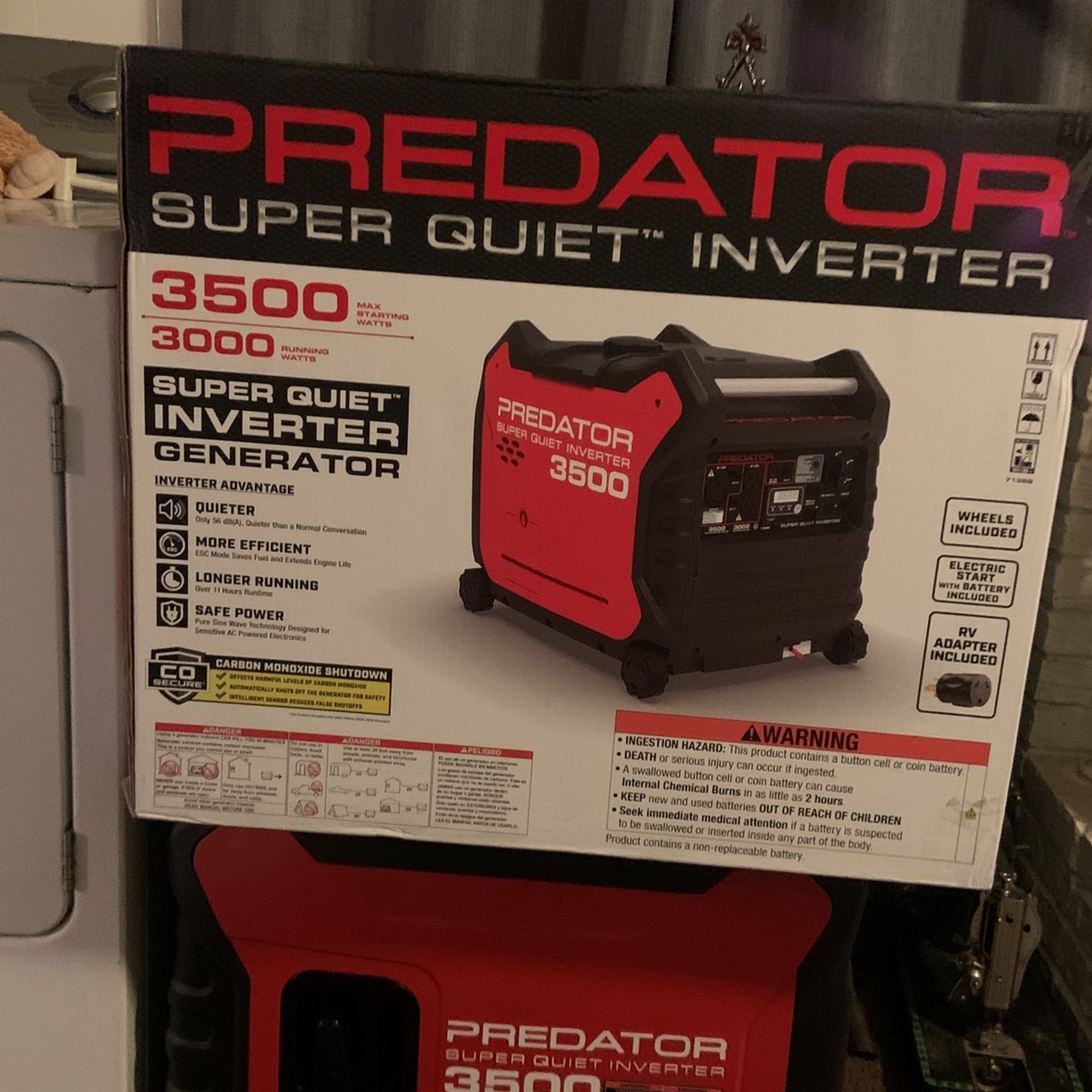 Predator 3500 Super Quiet Inverter Generator