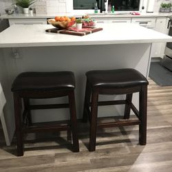 Two Chairs, High Stool