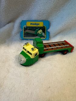 Thomas & Friends Take Along Madge Green Transporter Truck Diecast Learning Curve