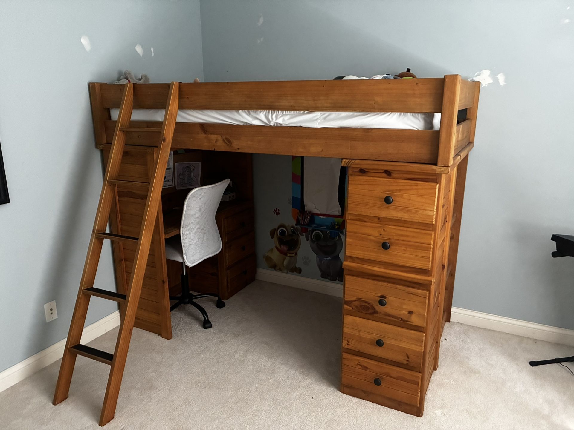 Solid Wood Loft Bed