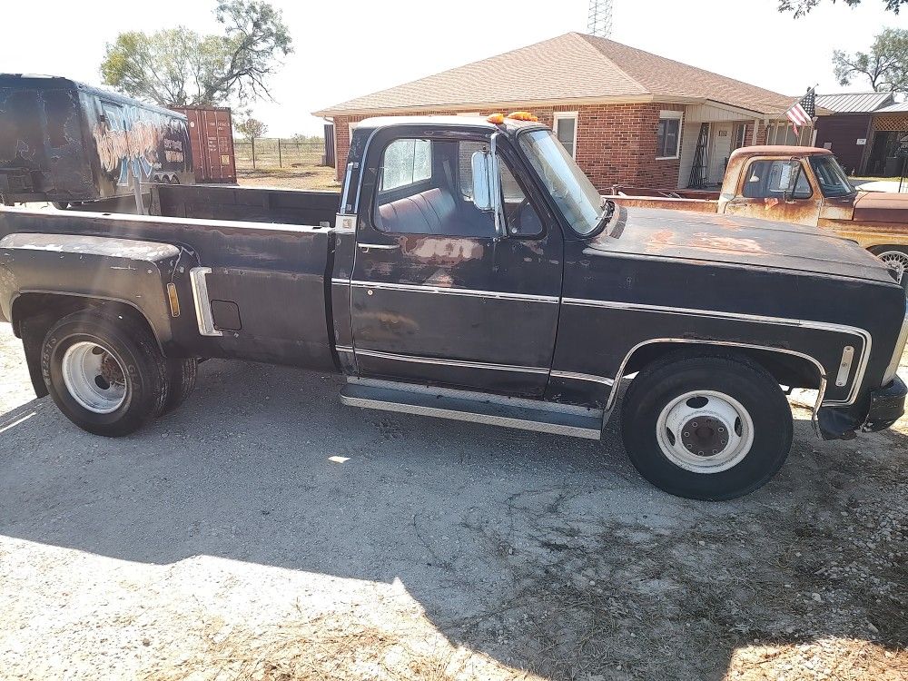 1980 Chevy k30 Dually Single Cab 454 Stick Shift Needs Work Rat Rod Patina