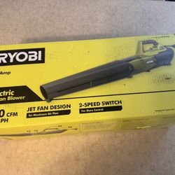 Brand New 135 MPH 440 CFM 8 Amp Corded Electric Jet Fan Leaf Blower