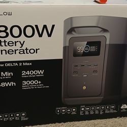 Ecoflow 4800w Battery Generator Delta 2 Max