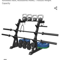 Dumbbell Rack, Weight Plate Rack Barbell Rack for Home Gym, with Barbell Storage, Weight Storage Rack,

