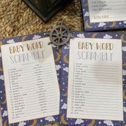Baby Shower Games Nautical Theme