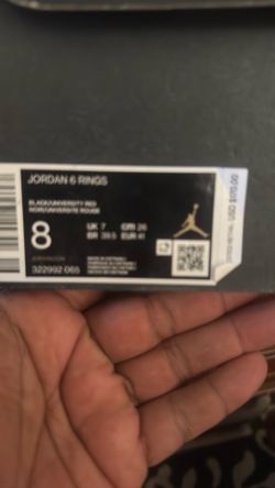 Jordan 6 rings