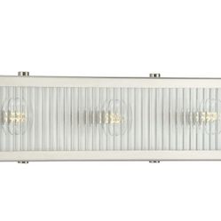 Dwyer Collection Stainless Steel Three-Light Bath