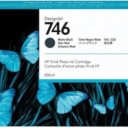 HP 746 Photo Black 300-ml Genuine Ink Cartridge (P2V82A) for DesignJet Z6 & Z9+ Large Format Printers