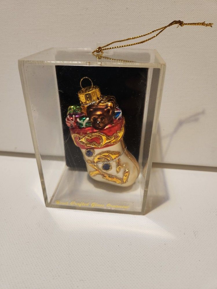 Handcrafted Glass Ornament