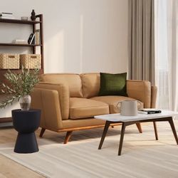 Article Timber Charme Tan Loveseat - New !