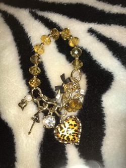 Betsy Johnson charm bracelet