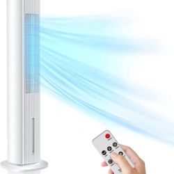 Portable Evaporative Cooler - VEOHAUT Evaporative Air Cooler, 60° Oscillation, 3 Speeds Cooling Fan, Remote & 12-Hour Timer, Air Conditioner for Home 