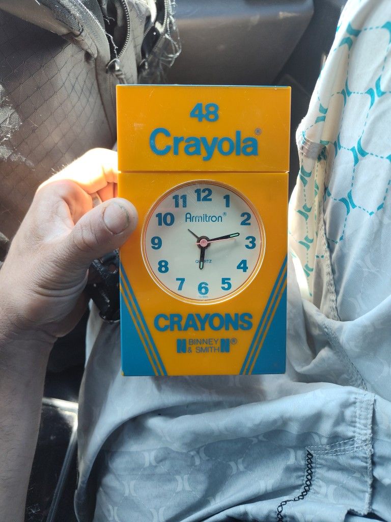 48 Color Crayola Alarm Clock