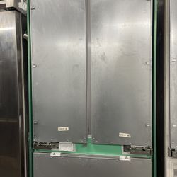New Built In Refrigerator 36 Inch Wide Panel Ready 