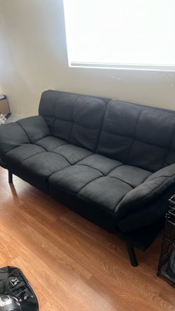 Black futon
