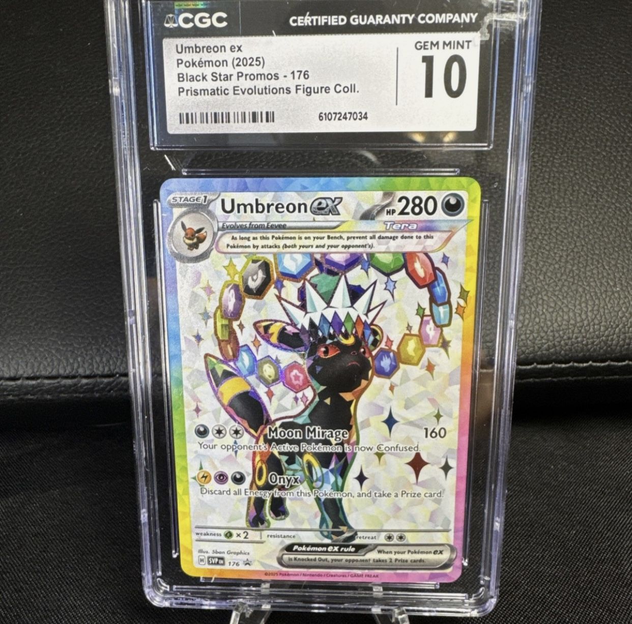 UMBREON EX CGC MINT GEM 10