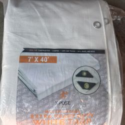 White tarp Extra Heavy Duty