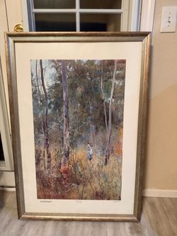 Wood Framed Print “The Lost Child”