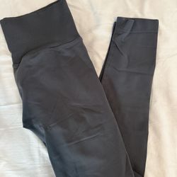 Women’s Gray High Waisted Leggings (S) 