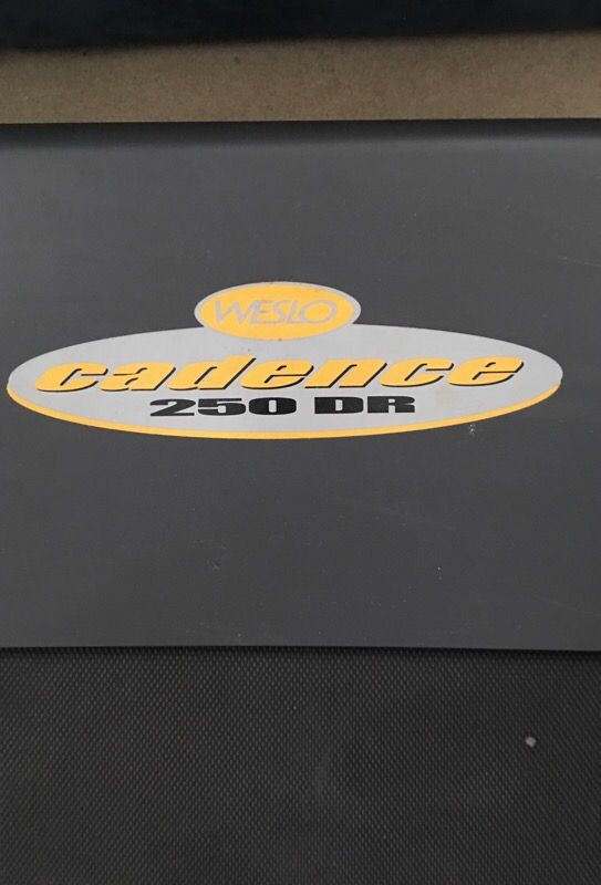 Weslo cadence 250 dr hotsell