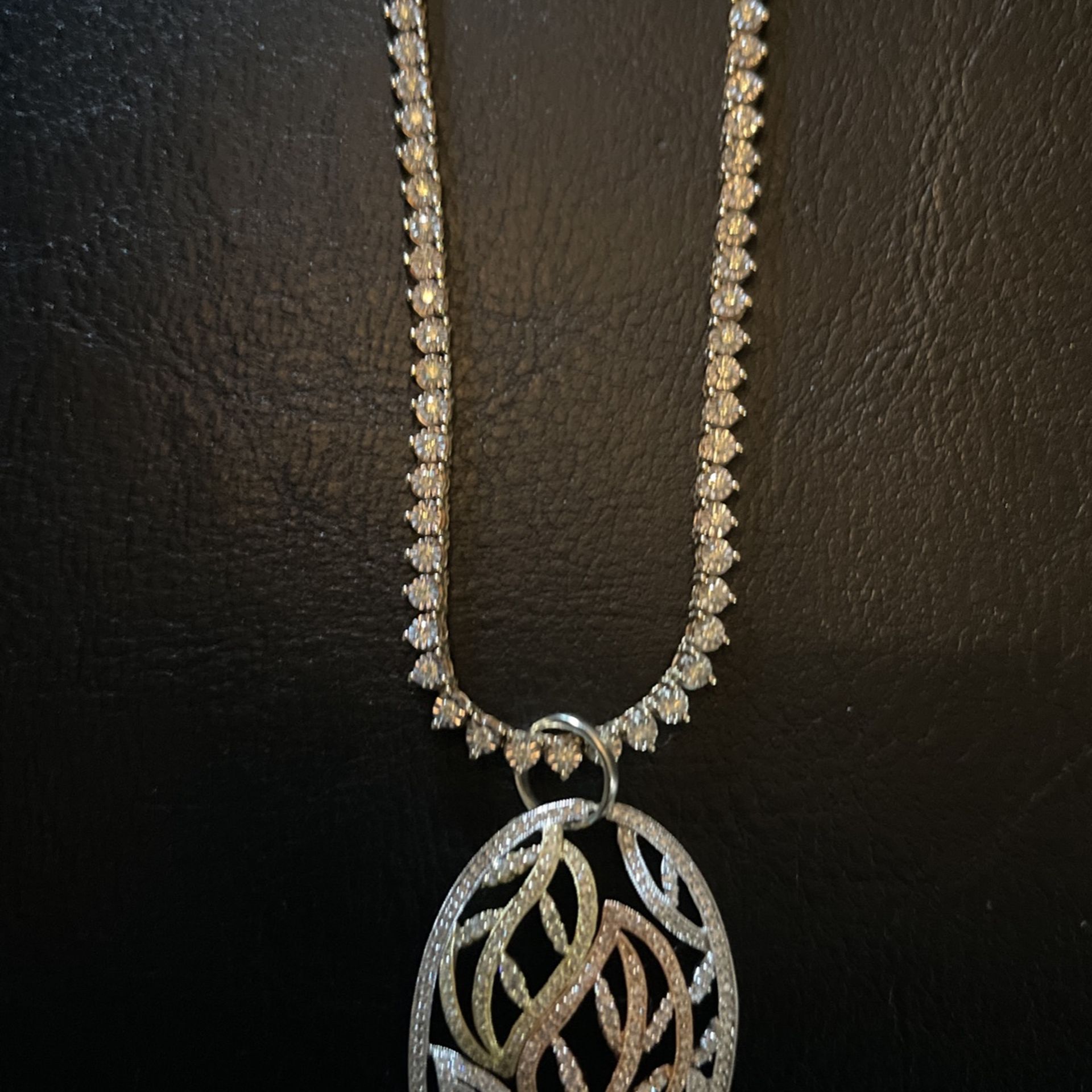 Diamond Tennis Necklace With Pendant 3,000 Without Pendant 2,300 The Ring 600. Or We Can Make A Deal. Or Best Offer. Won’t Respond To Bullshit 💯✌🏾