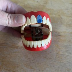 Antique Wind Up Chatterbox Teeth