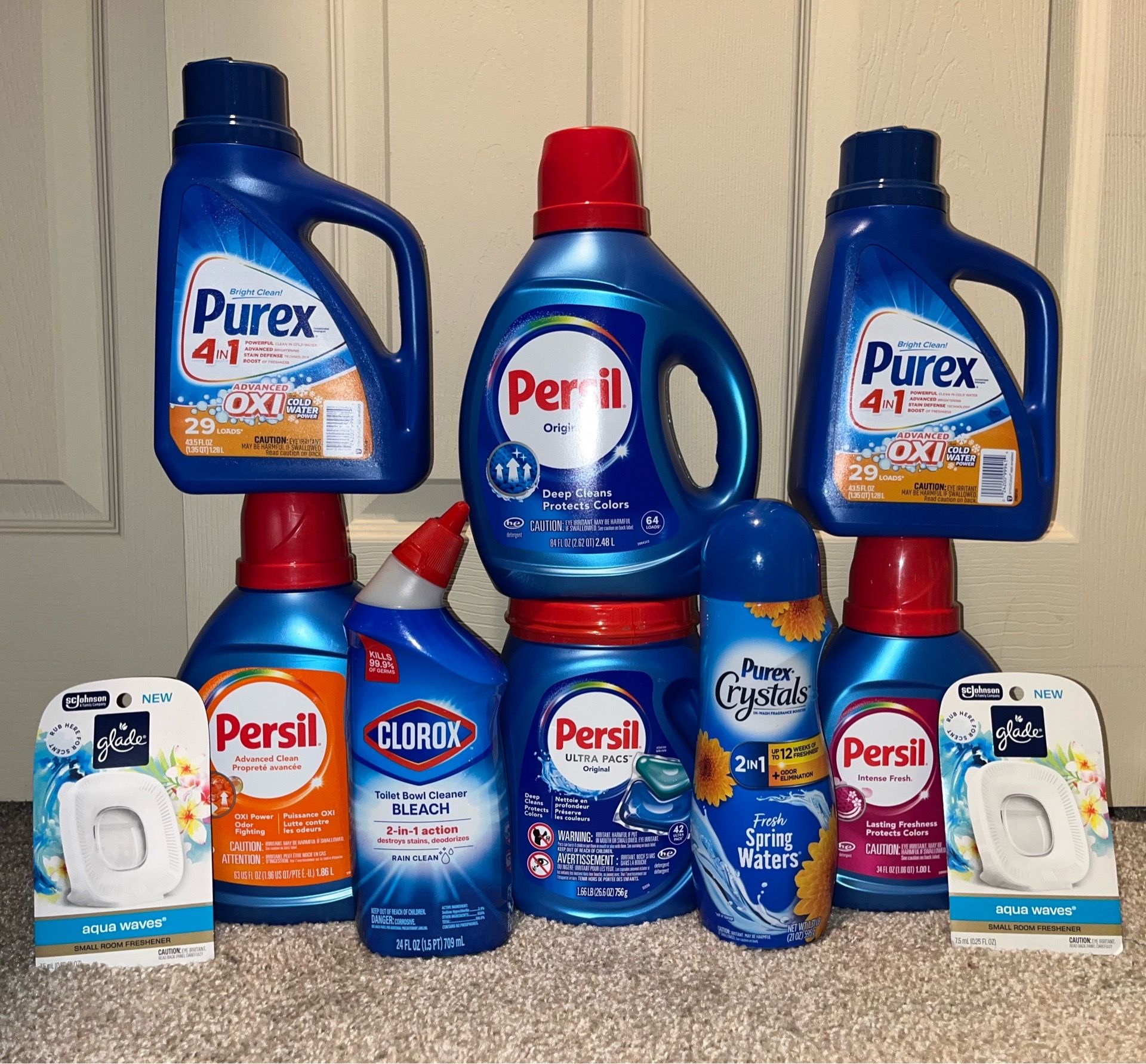 Persil and Purex Laundry Household Bundle