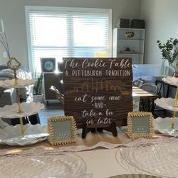Pittsburgh Cookie Table Sign 