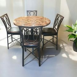 5 Piece Counter Height Dining Set 