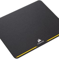 Corsair MM200 - Cloth Mouse Pad - High-Performance Mouse Pad Optimized for Gaming Sensors - Designed for Maximum Control - Medium, Black/Yellow Stripe