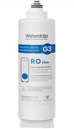 Waterdrop G3-N2RO Filter, Replacement for Waterdrop G3-W 400 GPD Reverse Osmosis System, Reduce PFAS, 2-year Lifetime