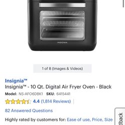 Insignia 10qt Digital air Fryer