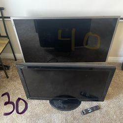 TV’s & Floating Entertainment Center 
