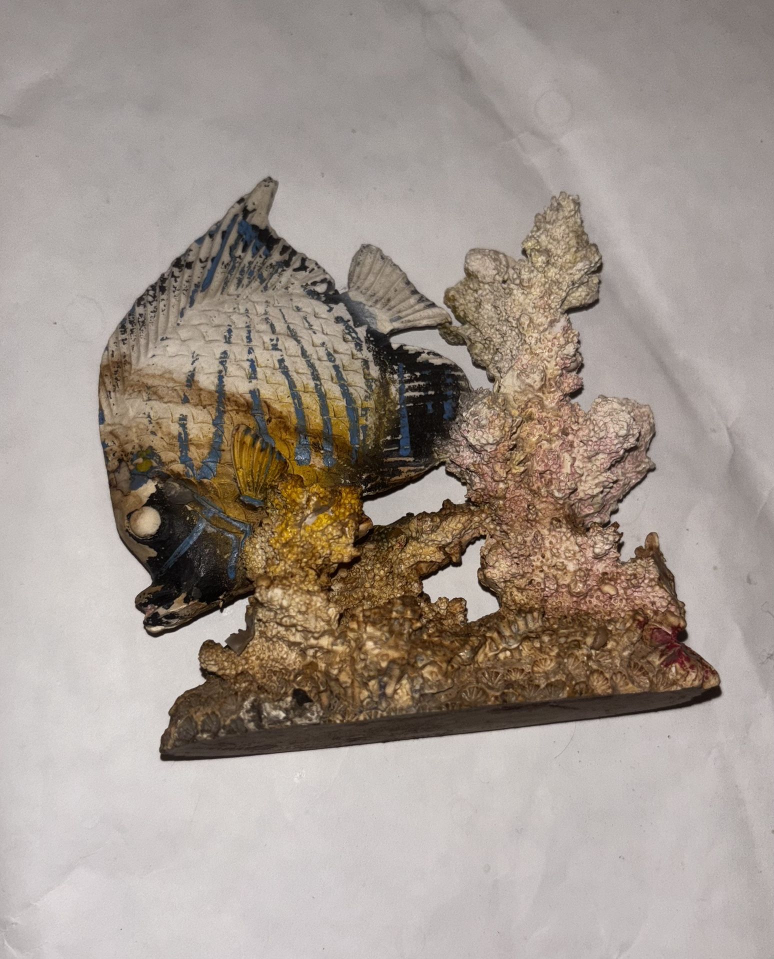 Vintage Fish Tank Coral Ornament