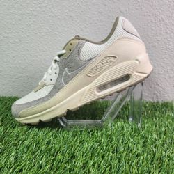 Nike Air Max 90 Premium Muslin Pale Ivory Grey Shoes Men's | Size 9