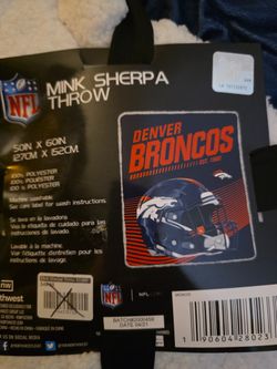 Denver Broncos Blanket