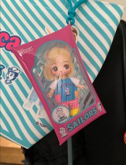 Licca x Sailors TOMY Mini Doll Keychain