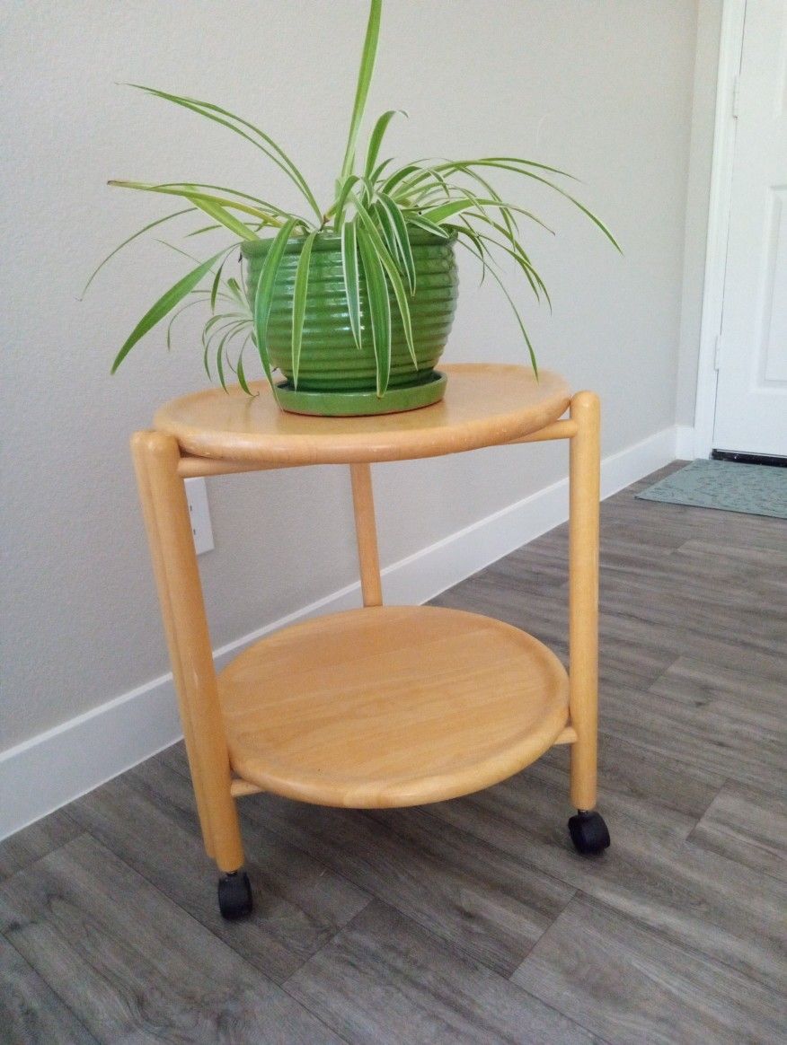 Vintage Side Table/ Serving Cart
