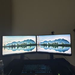 Samsung Dual Monitors (x2) 27 inch 240 HZ
