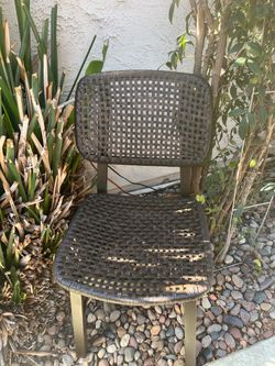 Outdoor Wicker Patio Chair