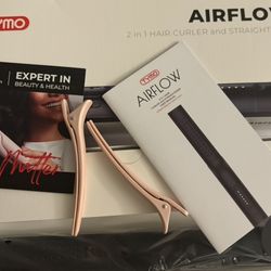 TYMO 2-IN-1 Flat Iron Curler & Straightner