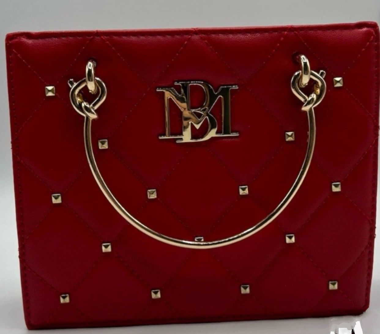 Beautiful Badgley Mischka Small Red Tote
