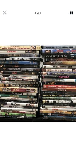 DVDs and Blu Ray Mixed Lot 650 total