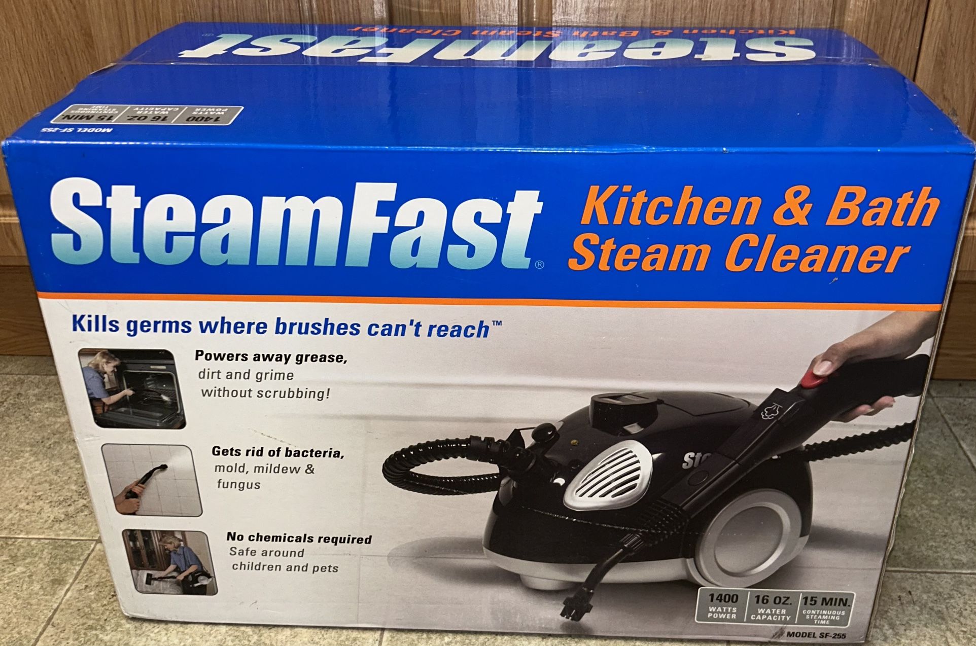 SteamFast SF-255 Kitchen & Bathroom Steam Cleaner