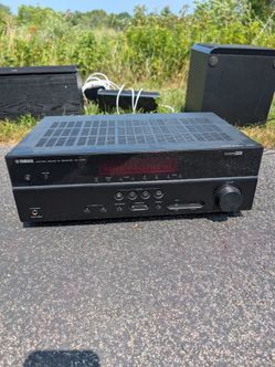 5.1 Yamaha surround sound and AV receiver.