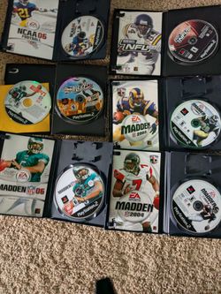 PS2 NFL Football Games Lot of 7