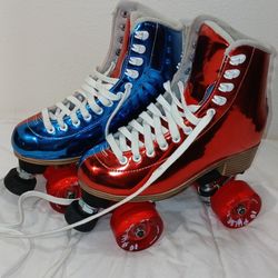 Size 6m7w Roller Skates
